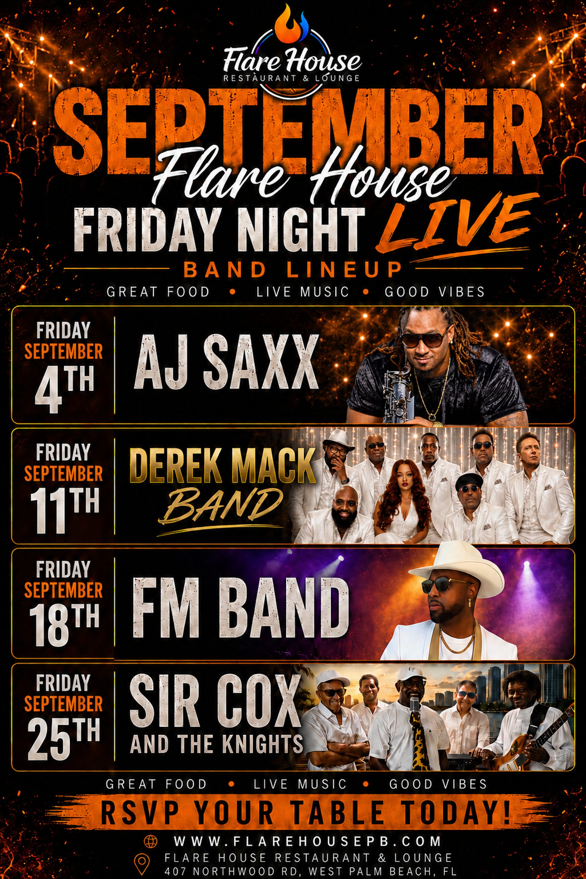 Live Music Fridays at Flare House